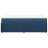 vidaXL Boxspring met matras stof blauw 120x190 cm