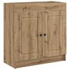 vidaXL Badkamer onder wastafel kast Artisanaal eiken 56 x 37,5 x 81 cm