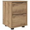 vidaXL Nachtkastje Artisan Eiken 30,5 x 30 x 43 cm Bewerkt hout