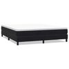 vidaXL Boxspring zonder matras fluweel zwart 180x210 cm
