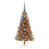 vidaXL Kerstboom met 150 LED met standaard Goud 120 cm PET