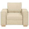 vidaXL Sofa Stoel Cr&egrave;me 100x78x84 cm Stof