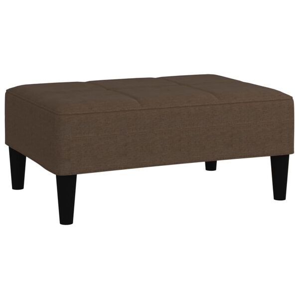 vidaXL Kruk microvezelstof bruin