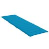 vidaXL Ligbedkussen 200x60x3 cm oxford stof blauw