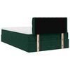 vidaXL Ottoman bed met matras 120x200cm fluweel donkergroen