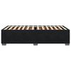vidaXL Bedframe fluweel zwart 90x190 cm