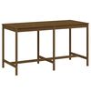 vidaXL Tuintafel 203,5x90x110 cm massief grenenhout honingbruin