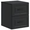 vidaXL Wandbeugel Bedkast Zwart 34,5 x 33 x 40 cm Bewerkt hout