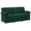 vidaXL 3-Zits Bank Donkergroen 198 x 83 x 95 cm Fluweel