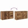 vidaXL met lade Oud hout 100 x 33 x 59,5 cm Bewerkt hout
