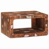 vidaXL Nachtkastje Bruin 45 x 30 x 24 cm Massief Gerecycled Hout