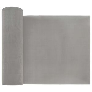 vidaXL Gaas Scherm 20 x 500 cm 120 Mesh RVS 201 Zilverkleurig