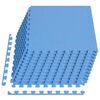 vidaXL Vloermatten 24 st 8,64 ㎡ EVA-schuim blauw
