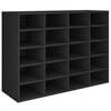 vidaXL Schoenenrek 92x30x67,5 cm bewerkt hout zwart