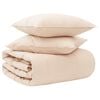 vidaXL Dekbedset 2 st 135 x 220 cm Alle seizoenen Kapokvezel Beige
