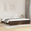 vidaXL Bedframe zonder matras bewerkt hout bruin eikenkleur 180x200 cm