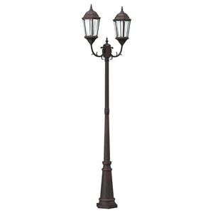 vidaXL Tuinverlichting Brons 68 x 20 x 235 cm Aluminium en Glas