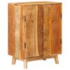 vidaXL Opslagkasten met plank Bruin 55 x 35 x 75 cm Massief Mango Hout