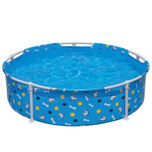 Bestway Boven de grond huisdieren speelbad Blauw 122 x 30,5 cm