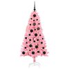 vidaXL Kerstboom met 150 LED met standaard Roze 150 cm PVC