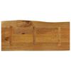 vidaXL Tafelblad met natuurlijke rand 90x40x2,5 cm massief mangohout
