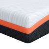 vidaXL Matras Wit en zwart 180 x 200 cm Jacquard stof