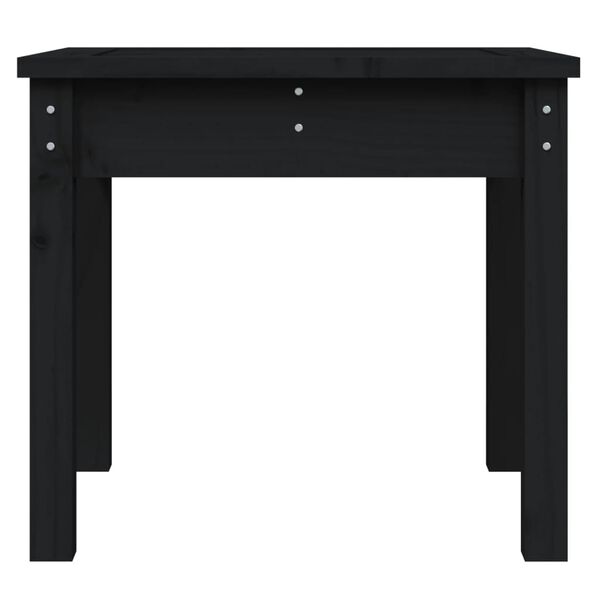 vidaXL Tuinbank 50x44x45 cm massief grenenhout zwart