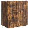 vidaXL Wandkast Gerookt eiken 59 x 31 x 64 cm Bewerkt hout