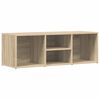 vidaXL Schoenenopbergbank 105x35x35 cm bewerkt hout sonoma eikenkleur
