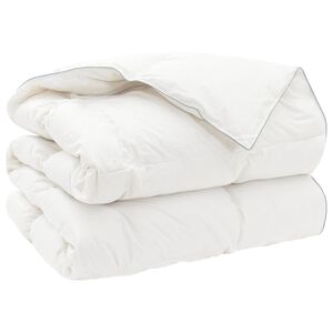 vidaXL Dekbed FULDA 200 x 240 cm Winter 300 GSM 90% Gansendons Wit