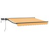vidaXL Handmatige Luifelhouder met LED's Zand 2,5 x 2 m