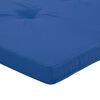 vidaXL Stoelkussens Effen 2 pcs Blauw 58 x 77 x 4,5 cm Oxford Stof