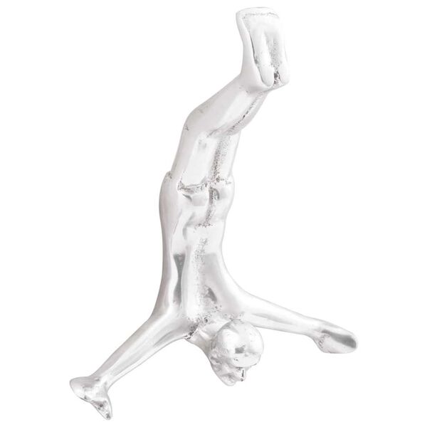 vidaXL sculptuur Zilver 22 x 8 x 25 cm Aluminium