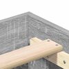 vidaXL Bedframe Grijs Sonoma 203 x 93 x 25 cm Bewerkt hout