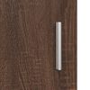 vidaXL Houten Kast Bruin Eiken 50 x 29 x 100 cm Bewerkt hout