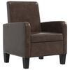 vidaXL Fauteuil kunstleer bruin