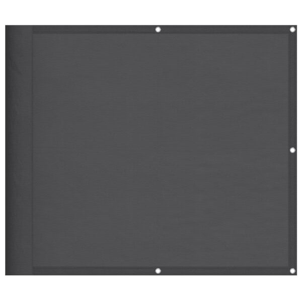vidaXL Balkonscherm 90x700 cm 100% oxford polyester antracietkleurig