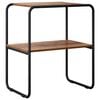 vidaXL Wandtafel Oud hout 80 x 42,5 x 70 cm Bewerkt hout