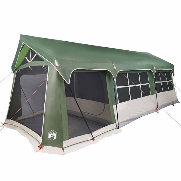 vidaXL Tenten met dak Groen 620 x 322 x 240 cm Polyester