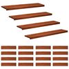vidaXL Traplopers 20 st 120 x 25 x 2 cm Bruin Massief beukenhout