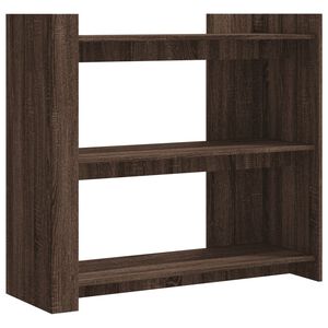 vidaXL Wandtafel 100x35x90 cm bewerkt hout bruin eikenkleurig