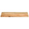 vidaXL Tafelblad met natuurlijke rand 100x60x2,5 cm massief mangohout
