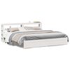vidaXL Bedframe met hoofdeinde zonder matras 180x200 cm wit