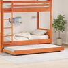 vidaXL Bedframe Wasbruin 80 x 200 cm Massief grenenhout