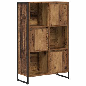 vidaXL Boekenkast 68 x 30 x 108.5 cm Bewerkt hout Oud Hout