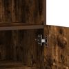 vidaXL Dressoir 81x37x100 cm bewerkt hout gerookt eikenkleurig