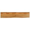 vidaXL Tafelblad met natuurlijke rand 140x30x2,5 cm massief mangohout
