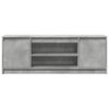 vidaXL Tv-meubel met LED 139,5x34x50 cm bewerkt hout betongrijs