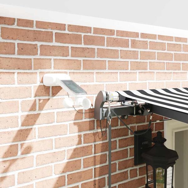 vidaXL Luifel automatisch uittrekbaar LED 600x300 cm antraciet en wit