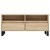 vidaXL Tv-meubel 100x34,5x44,5 cm bewerkt hout sonoma eikenkleurig